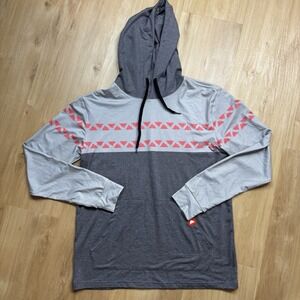 Coors Light Long Sleeve Hooded Shirt Promo Beer Small Men's